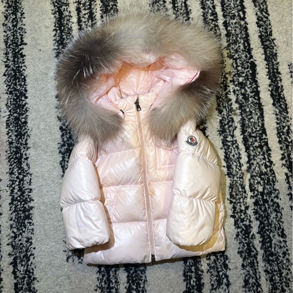 fur moncler baby puffer jacket